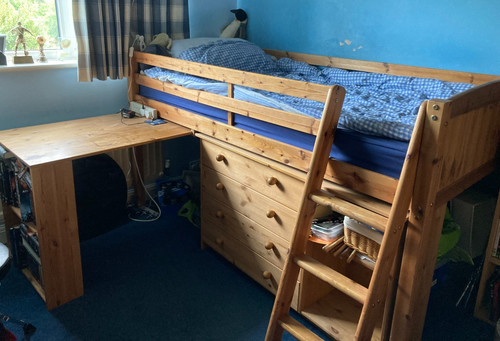 Thuka mid sleeper single bed - single,
